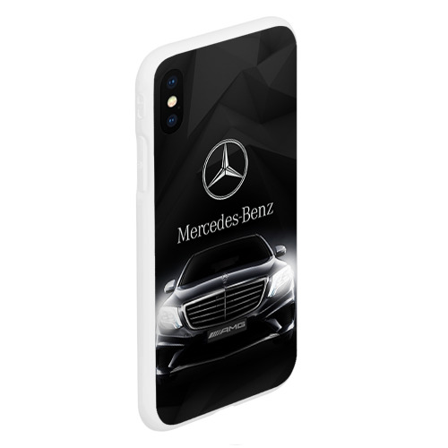 Чехол для iPhone XS Max матовый Mercedes-Benz - фото 3