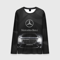 Мужской лонгслив 3D Mercedes-Benz