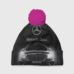 Шапка 3D c помпоном Mercedes-Benz