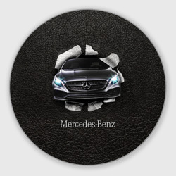 Круглый коврик для мышки Mercedes