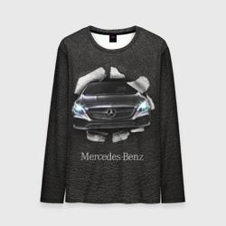 Мужской лонгслив 3D Mercedes