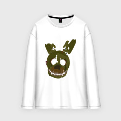 Мужской лонгслив oversize хлопок FNAF Springtrap