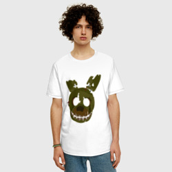 Мужская футболка хлопок Oversize FNAF Springtrap - фото 2