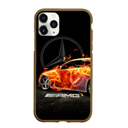 Чехол для iPhone 11 Pro Max матовый Mercedes