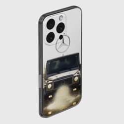 Чехол для iPhone 16 Pro силиконовый с защитой камеры Mercedes - фото 2