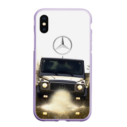 Чехол для iPhone XS Max матовый Mercedes