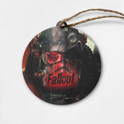 Деревянная игрушка круг Fallout