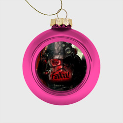 Стеклянный ёлочный шар Fallout