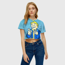 Женская футболка Crop-top 3D Fallout - фото 2