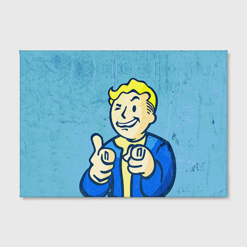Холст прямоугольный Fallout, цвет 3D печать - фото 2