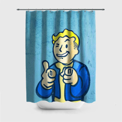 Штора 3D для ванной Fallout