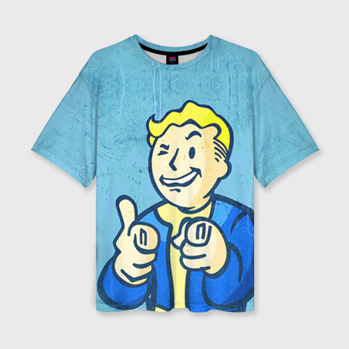 Женская футболка oversize 3D Fallout, цвет 3D печать