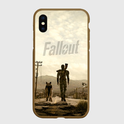 Чехол для iPhone XS Max матовый Fallout