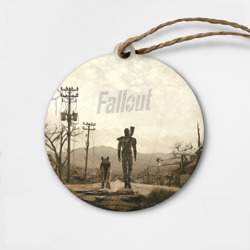 Деревянная игрушка круг Fallout