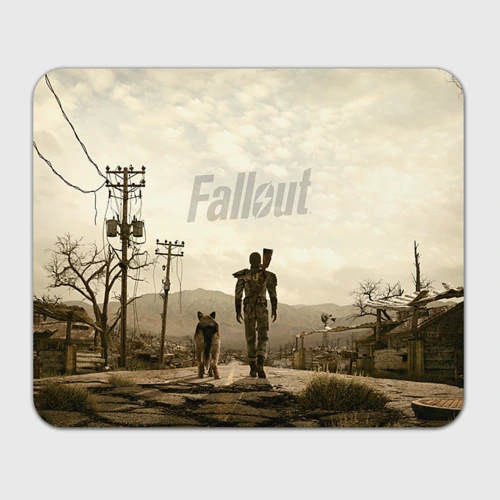 Прямоугольный коврик для мышки Fallout