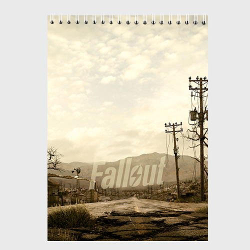 Скетчбук Fallout, цвет белый - фото 2