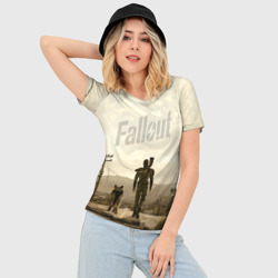 Женская футболка 3D Slim Fallout - фото 2