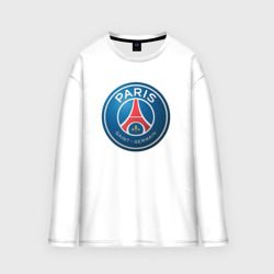 Женский лонгслив oversize хлопок Paris Saint Germain