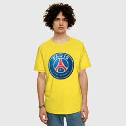 Мужская футболка хлопок Oversize Paris Saint Germain - фото 2