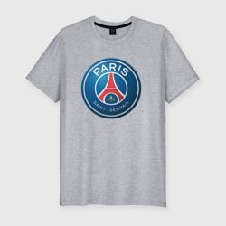 Мужская футболка хлопок Slim Paris Saint Germain