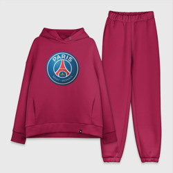 Женский костюм хлопок Oversize Paris Saint Germain