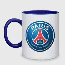 Кружка двухцветная Paris Saint Germain