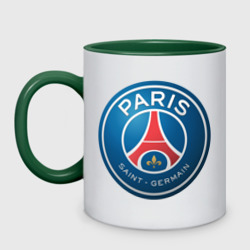 Кружка двухцветная Paris Saint Germain