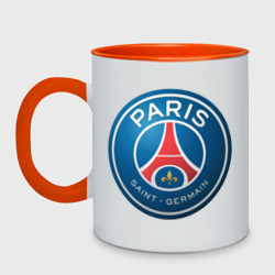 Кружка двухцветная Paris Saint Germain