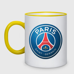 Кружка двухцветная Paris Saint Germain