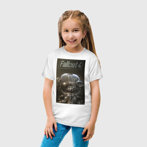 Детская футболка хлопок Fallout4 , цвет белый - фото 5