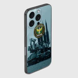 Чехол для iPhone 16 Pro силиконовый с защитой камеры Войска Противовоздушной обороны - фото 2