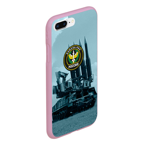 Чехол для iPhone 7Plus/8 Plus матовый Войска Противовоздушной обороны, цвет розовый - фото 3