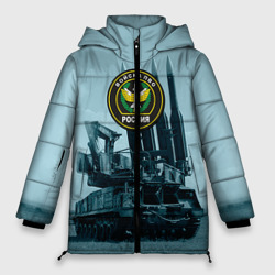 Женская зимняя куртка Oversize Войска Противовоздушной обороны