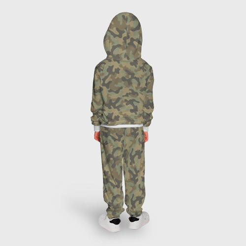 Детский костюм с толстовкой 3D Инженерные войска, цвет белый - фото 4