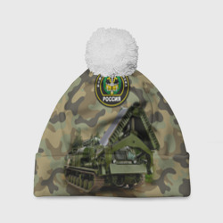 Шапка 3D c помпоном Инженерные войска