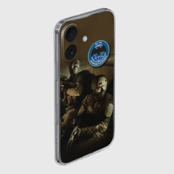 Чехол для iPhone 16 силиконовый с защитой камеры Военная разведка - фото 2