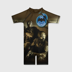 Детский купальный костюм 3D Военная разведка