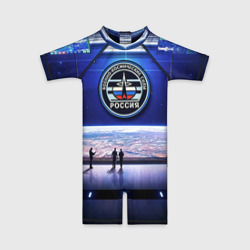 Детский купальный костюм 3D Космические войска