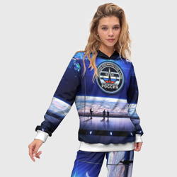 Женский костюм с толстовкой 3D Космические войска - фото 2