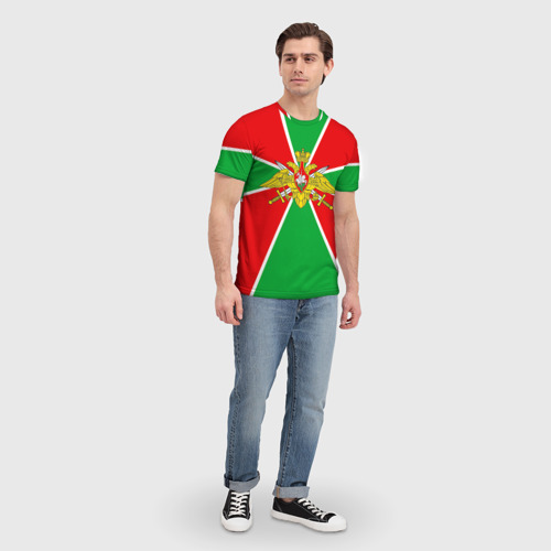 Мужская футболка 3D Пограничные войска, цвет 3D печать - фото 5