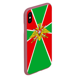 Чехол для iPhone XS Max матовый Пограничные войска - фото 2