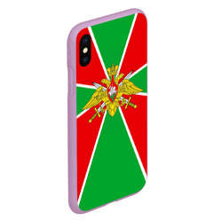 Чехол для iPhone XS Max матовый Пограничные войска - фото 2