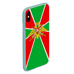 Чехол для iPhone XS Max матовый Пограничные войска - фото 2