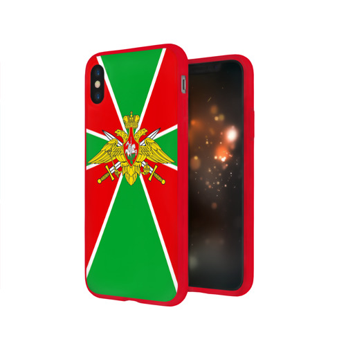 Чехол для iPhone X глянцевый Пограничные войска Фото 01 Чехол для iPhone X глянцевый Пограничные войска Фото 01