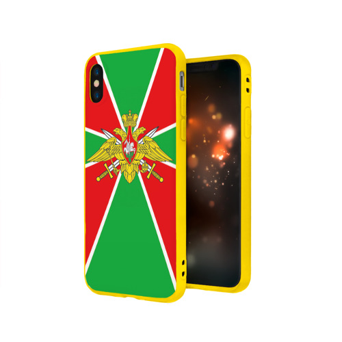Чехол для iPhone X матовый Пограничные войска Фото 01 Чехол для iPhone X матовый Пограничные войска Фото 01