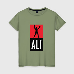 Женская футболка хлопок Ali by boxcluber