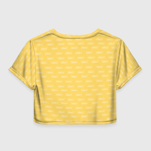 Женская футболка Crop-top 3D Fallout, цвет 3D печать - фото 2