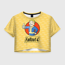 Женская футболка Crop-top 3D Fallout