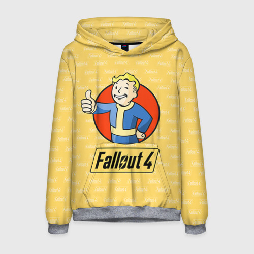 Мужская толстовка 3D Fallout, цвет меланж