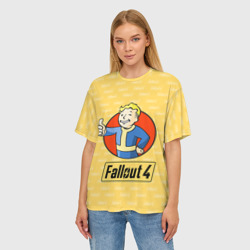 Женская футболка oversize 3D Fallout - фото 2